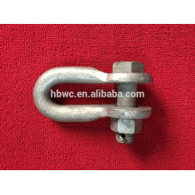 U type shackle for link fitting